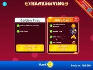 Thanksgiving Season - Golden Pass and Elite Deal