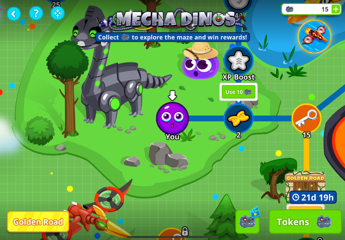 Mecha-dinos-explore-the-maze