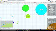 Agar.io trolling 2.png (157 KB) 2nd Type of Trolling (attempting to shot on a Virus)