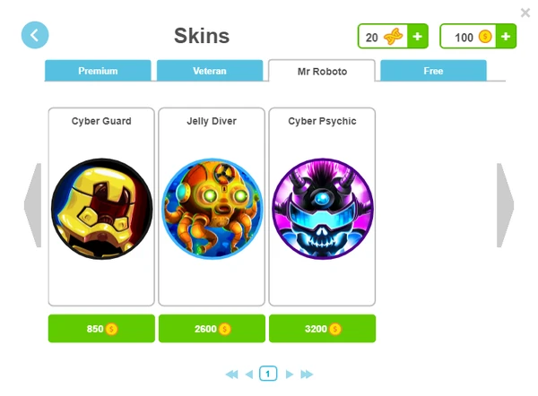 Mr Roboto - Skins Shop