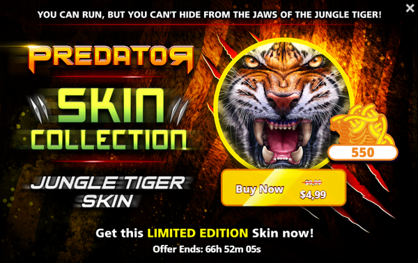 Predator-skin-collection-offer-jungle-tiger