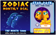 Zodiac Monthly Deal - Gemini