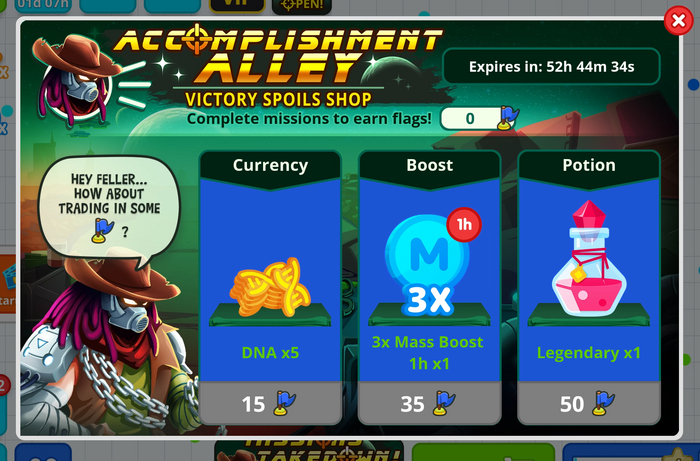 Accomplishment-alley-victory-spoils-shop-sept-2023