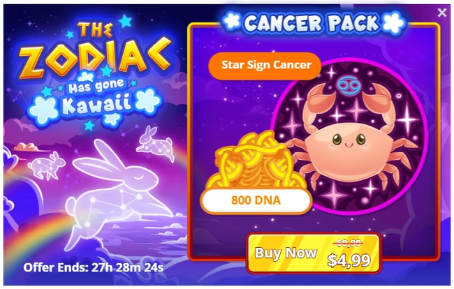 The Zodiac Has Gone Kawaii - Cancer Pack