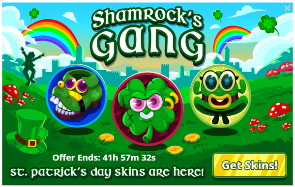 Shamrock's Gang - Get Skins!