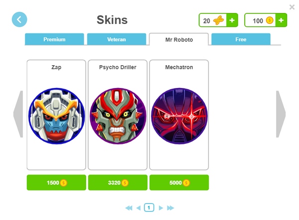 Mr Roboto - Skins Shop