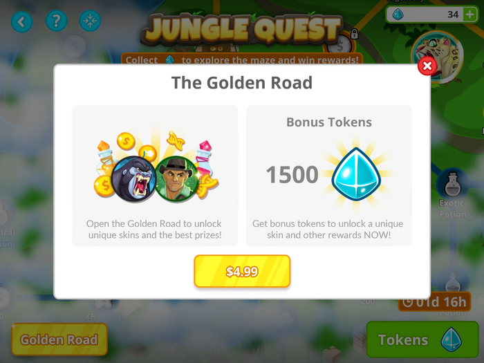 Jungle Quest - The Golden Road