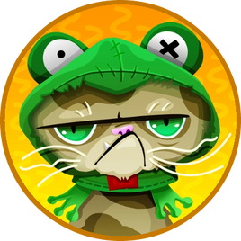Grumpy-frog-circled