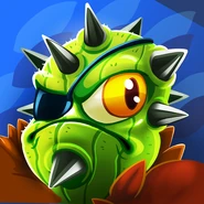 Spike Flower - Full Size