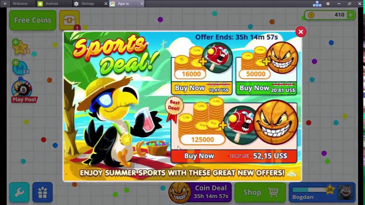 Coin Deals | Agar.io Wiki | Fandom