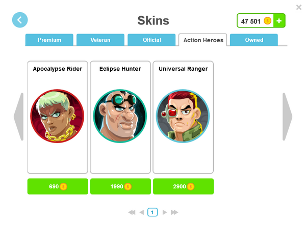 Skins-shop-action-heroes-volume-3