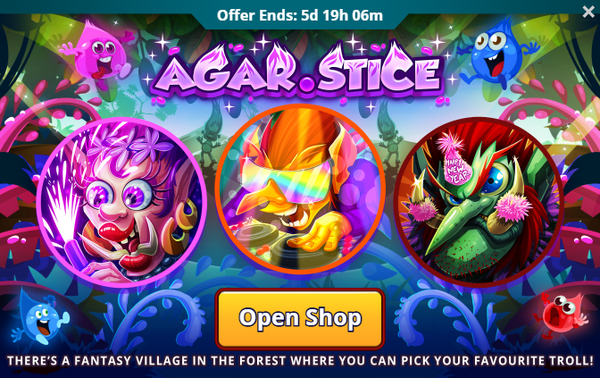 Agar-stice-open-shop