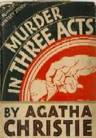Three Act Tragedy US First Edition Jacket 1934