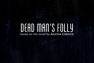 DEAD MAN'S FOLLY Agatha Christie RARE 1961 1st Ed Pocket Paperback EUR