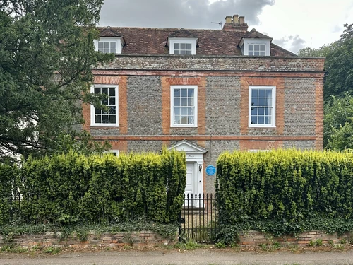 Winterbrook House.jpg (621 KB) Winterbrook House as seen from Winterbrook Lane. Much of the house is hidden by a tall hedge. There is a publicly accessible Thames Path which runs along the river on the other side of the house, but because the grounds are so extensive, the house cannot be seen from this path either.