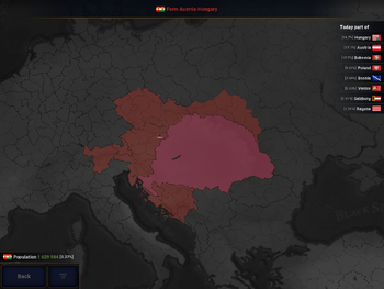 Map of Austria Hungary