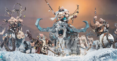 Beastclaw Raiders Ogors Diorama