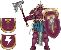 Colour scheme of the Astral Templars 