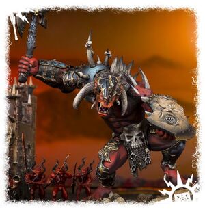 Mazarall the Butcher Khorne diorama