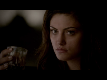 Phoebe Tonkin with drink 1