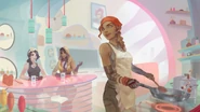 Fortune fanart done by CGlas as part of the DeviantArt's After Hours project.