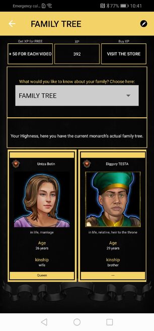 Family tree example