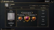 Example of badges earned