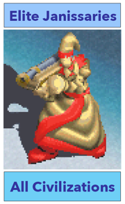 Elite Janissaries- (Age of Empires- Age of Kings)