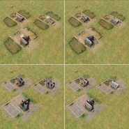 English and House of Lancaster Houses