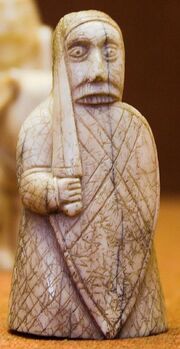 Beserker, Lewis Chessmen, British Museum