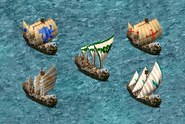 All Elite Cannon Galleons in The Age of Kings and The Conquerors