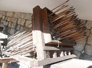 Korean Hwacha-type rocket-launcher, able to fire 100 shinkichon fire arrows at once