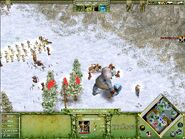 The Jarl's attack is increased when the Flaming Weapons god power is used.