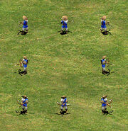 A group of Rattan Archers before the Definitive Edition