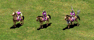 The Scout Cavalry line in the HD Edition, with the Scout Cavalry on the left