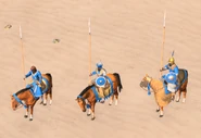 Abbasid Dynasty Horseman line
