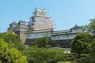 A photo of the Himeji Castle, which resembles the Shogunate