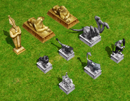 All the other statues as seen in the Extended Edition