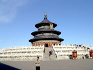 A real-life photo of the Temple of Heaven in Beijing