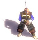 An in-game Samurai