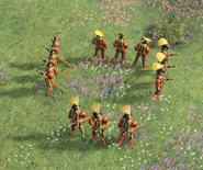 AOE4 ELITE GILDED LAND.png (747 KB) A group of Elite Gilded Landsknechts