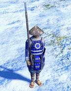 An in-game Disciplined Ashigaru Musketeer in the Definitive Edition