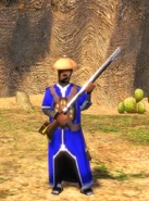 In-game Honored/Exalted Arquebusier model