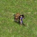 Atlantean Citizen, with pack mule, in The Titans
