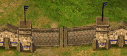 A Bronze Wall in The Titans