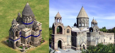 AoE2DE Wonder Armenians comparison