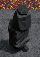 Close-up of a rolling Boulder in Retold.