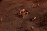 A player's starting Town Center in Muspellheim