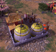 A Mythic Age Military Camp enhanced with a Training Yard