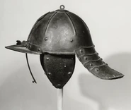 A zischägge helm at the Walters Art Museum, Baltimore, Maryland